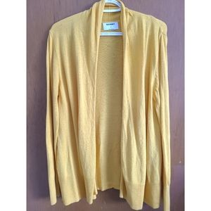 Yellow Old Navy Cardigan